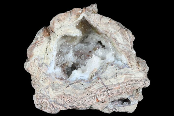 Crystal Filled Dugway Geode (Polished Half) - Utah #176754